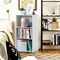 Costway 3 Tier Open Shelf Bookcase Multi-functional Storage Display Cabinet Furni White